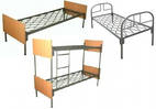 Металлические двуспальные кровати, разборные конструкции сеток и спинок